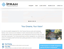 Tablet Screenshot of ifrahfinancial.com